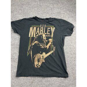 Zion Bob Marley and the Wailers T Shirt Men's Large Black Reggae Rasta Music